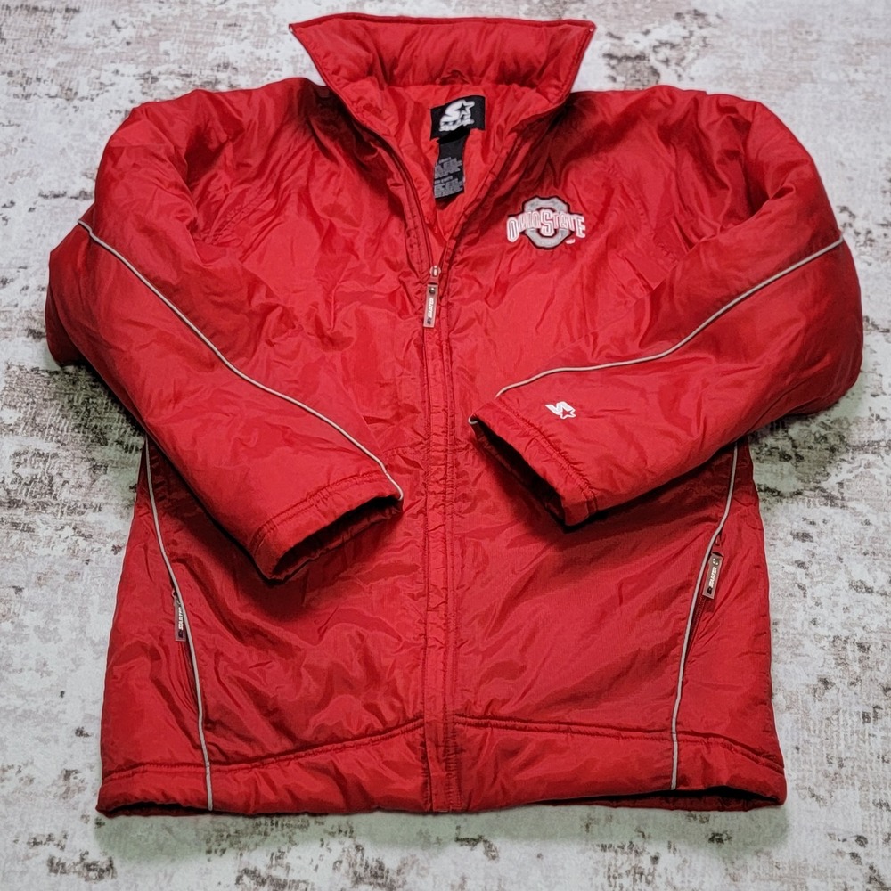 Rare Vintage 90s Ohio State Buckeyes Starter "Sideline" Puffer Jacket EC College